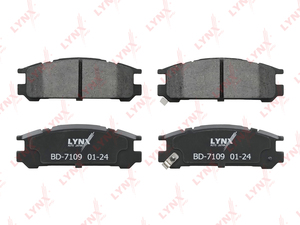 Колодки тормозные задние LYNXauto BD-7109. Для: SUBARU СУБАРУ Impreza(Импреза) 1.6-2.0 92-00/ Legacy(Легаси) I 1.8-2.2 >94/ II-III 2.0-2.5 94-03/ Outback 2.5 96-99, фото 2
