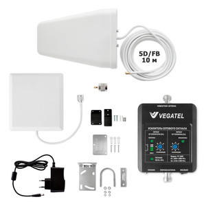Готовый комплект усиления сотовой связи VEGATEL VT-1800-kit (дом, LED), фото 1