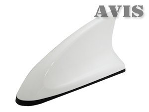 Активная антенна AVEL AVS001DVBA (020A12 white) "Акулий плавник" для цифровых ТВ-тюнеров DVB-T/ DVB-T2, фото 1