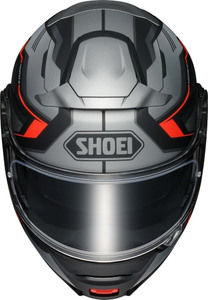 Мотошлем Shoei NEOTEC II RESPECT (черно-серо-красный матовый, XS), фото 2