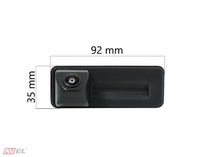 CCD HD штатная камера заднего вида AVS327CPR (#123) для автомобилей AUDI/ SKODA/ VOLKSWAGEN, фото 2
