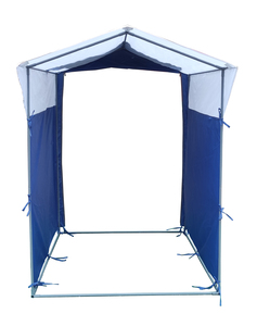 Палатка Митек Домик 1.5х1.5 бело-синий, фото 3