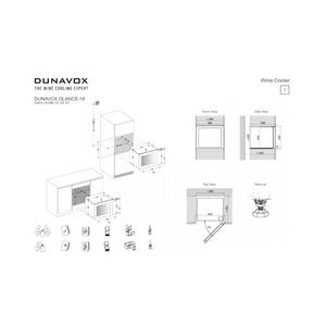 Винный шкаф Dunavox DAVG-18.46SS.TO, фото 7