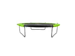 Батут каркасный Tech Team KENGA 12FT черный-зеленый / black-green, фото 7