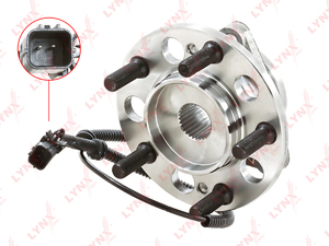 Ступица передняя в сборе LYNXauto WH-1523. Для: SSANGYOUNG Rexton(Рекстон) 2.3-2.9d 01-06, фото 2