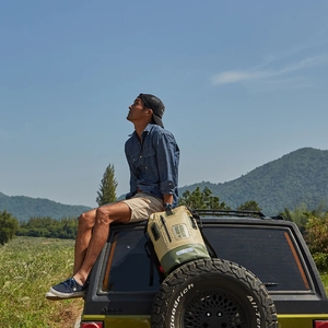 Влагозащитный рюкзак Stream Trail Dry Tank Two Tone Safari-Sand/Olive 25L, фото 5