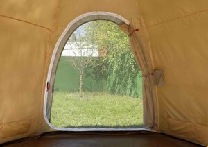 Всесезонная универсальная палатка Лотос 5У Шторм (серо-салатовая), фото 7