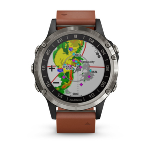 Авиационные часы премиум-класса с GPS-приемником Garmin D2 Delta, фото 2