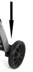 Крепеж для заднего колеса к коляске Chicco Stroll'In'2, фото 1