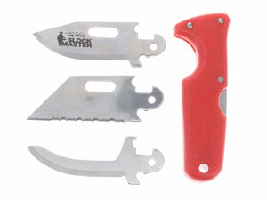 Нож Cold Steel Click N Cut Slock Master Skinner 3 клинка 420J2 ABS CS-40AT, фото 6
