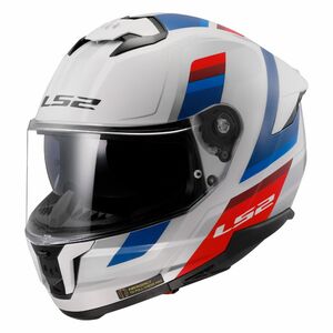 Мотошлем LS2 FF808 STREAM II Vintage (глянцевый бело-сине-красный, L), фото 1