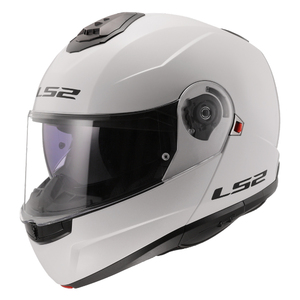 Мотошлем LS2 FF908 STROBE II Solid (белый глянцевый, gloss white, XL)