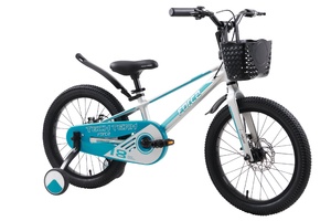 Велосипед детский Tech Team Forca 18" grey/blue 2024 (магниевый сплав), фото 2