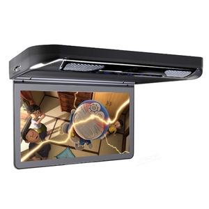 Автомобильный потолочный монитор 13.3" со встроенным Full HD медиаплеером ERGO ER13S-DVD (черный), фото 1