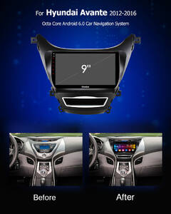 Штатная магнитола CARMEDIA OL-9706 DVD Hyundai ELANTRA 2013+, фото 6