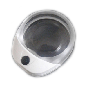 Лупа Kromatech настольная контактная 10x, 60 мм, с подсветкой (1 LED) PW6010C, фото 1