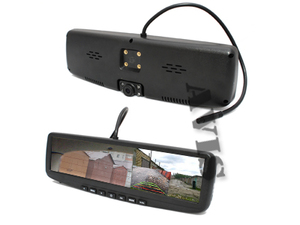 Зеркало заднего вида с монитором 4.3" и видеорегистратором AVEL AVS0455DVR, фото 2