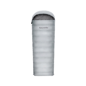 Ультралёгкий спальный мешок Naturehike RM80 Series Утиный пух Grey Size M, молния слева, 6927595707197L, фото 1