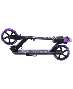 Самокат 2-колесный Ridex Liquid 180 мм, черный/фиолетовый, фото 6