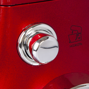 Кухонная машина Endever Sigma-20 (планетарный миксер), мощность 1000 Вт (красный/серебристый), фото 9