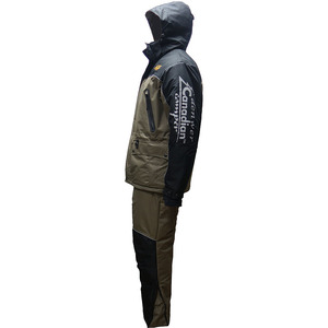 Костюм рыболовный зимний Canadian Camper DENWER PRO (куртка+брюки) цвет black / stone, XXXL, фото 3