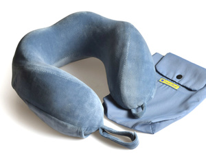 Подушка для путешествий с эффектом памяти Travel Blue Tranquility Pillow (212), цвет синий, фото 6