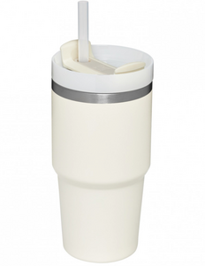 Термокружка STANLEY Quencher H2.0 0,59L (10-11911-024) с трубочкой, бежевая, фото 2