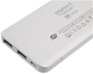 Портативное зарядное устройство для телефона Romoss Polymos 5 (5000 мАч, 2 USB), фото 4