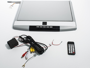 Автомобильный потолочный монитор 15,6" со встроенным медиаплеером AVEL Electronics AVS1560MPP (светло-серый), фото 5