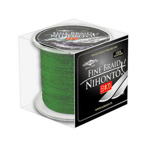 Плетеный шнур Mikado NIHONTO FINE BRAID 0,35 green (300 м) - 33.40 кг., фото 1