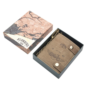 Бумажник Klondike Tim Bike, коричневый, 10,5x12,5x2,5 см, фото 9