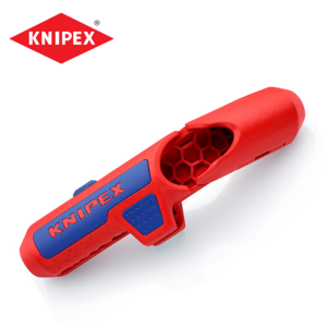 Стриппер  KNIPEX универсальный для круглых проводов, 0.2-4 мм², d8-13 мм, длина 135 мм, доп. функция работы с PV кабелями (фотовольтаика), SB Ergo Strip PV, фото 3