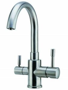 Смеситель для кухни ZORG Inox (SZR-1339) Сталь Нержавеющая, фото 1