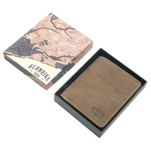 Бумажник Klondike Finn, коричневый, 10x11,5 см, фото 8