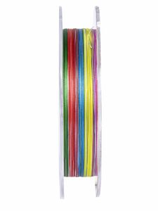 Леска плетёная LJ Vanrex EGI & JIGGING х4 BRAID Multi Color 150/010, фото 3