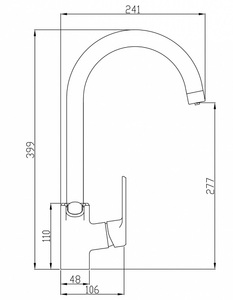 Смеситель для кухни ZORG Steel Hammer (SH 901 SATIN) Сатин, фото 2