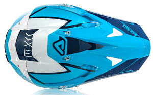 Шлем Acerbis X-RACER VTR White/Blue XS, фото 6