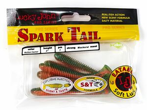 Виброхвосты съедоб. искусст. LJ Pro Series Spark Tail 3,0in (07,60)/T56 7шт., фото 3