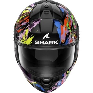 Шлем Shark RIDILL 2 RAGING BEAST Black/Violet/Yellow (XXL), фото 2