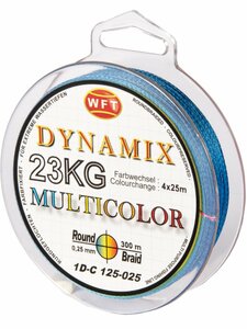 Шнур плетёный WFT KG ROUND DYNAMIX Multicolor 300/025, фото 1