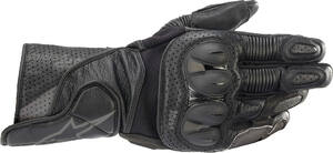 Мотоперчатки кожаные SP-2 V3 GLOVES ALPINESTARS (черно-антрацитовый, 104, M), фото 1