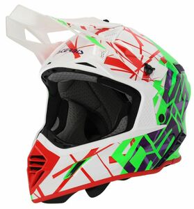 Шлем Acerbis X-TRACK 22-06 Green/White (XS), фото 1