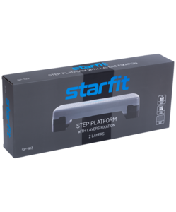 Степ-платформа Starfit SP-103 67,5х28,5х15 см, 2-уровневая, фото 5