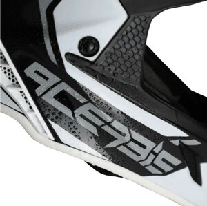 Шлем Acerbis X-TRACK 22-06 Black/White 2 (XS), фото 7