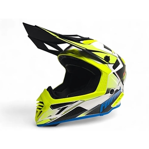 Шлем AiM RH855(Fiber Glass) SWIFT глянцевый Yellow/Red L, фото 2