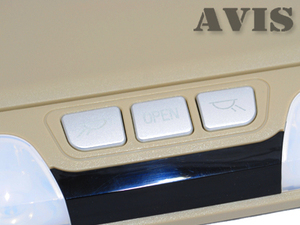 Автомобильный потолочный монитор 15,6" со встроенным DVD плеером AVEL AVS1520T (Бежевый), фото 5