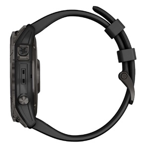 Часы Garmin fenix 7X Saph/Carbon Gray/Ti w/Silcone Band (010-02541-11G) (010-02541-34), фото 2