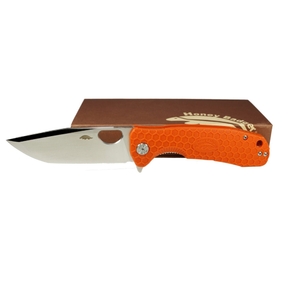 Нож Honey Badger Tanto D2 L (HB1405) с оранжевой рукоятью, фото 5