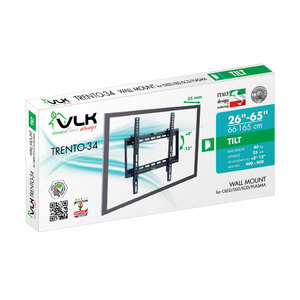 Настенный кронштейн для LED/LCD телевизоров VLK TRENTO-34 BLACK, фото 3