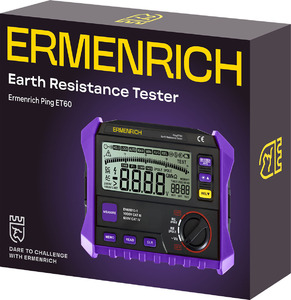 Тестер заземления Ermenrich Ping ET60 фиолетовый, фото 2